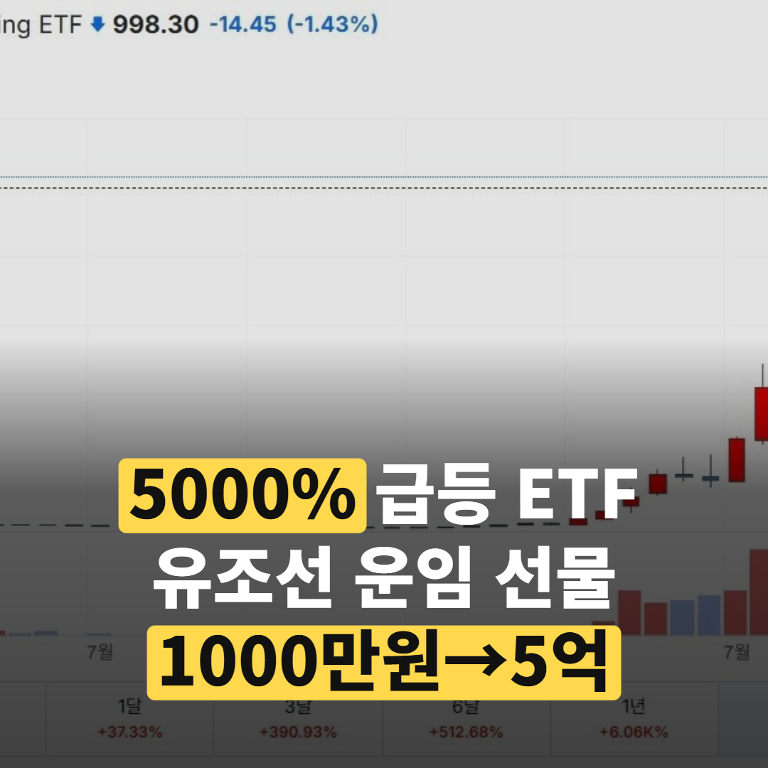 올해 5000% 오른 ETF BWET, 1000만원이 5억 된 ‘유조선 운임’의 정체
