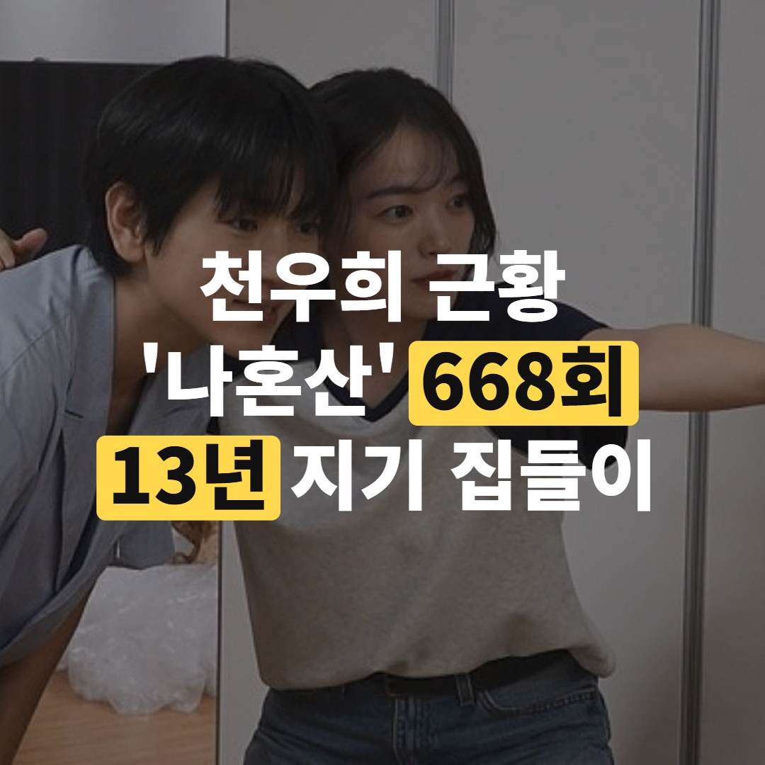 MBC 예능 '나 혼자 산다' 프로그램 타이틀 이미지