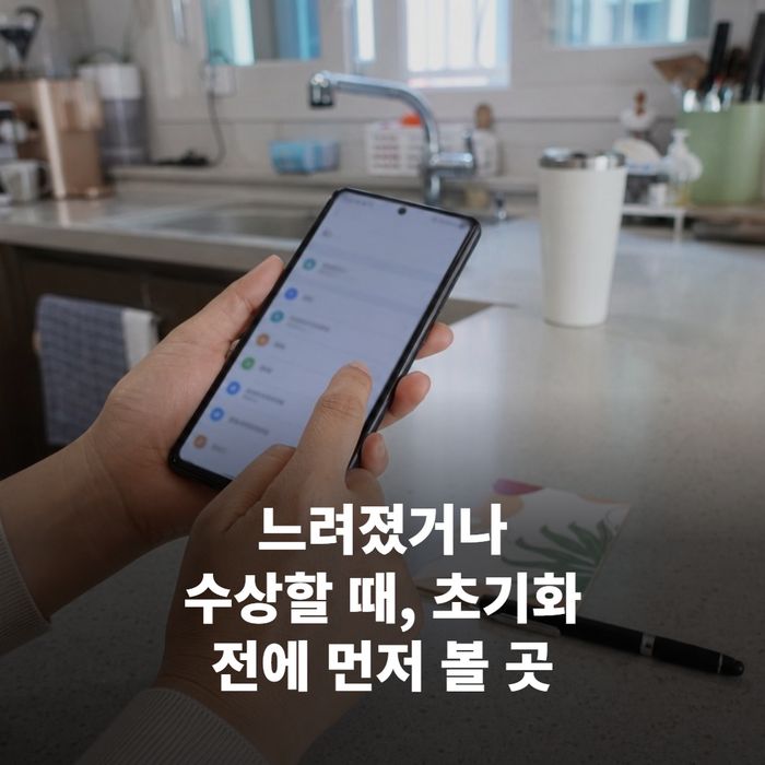 아이폰 개인정보 보호 및 보안 메뉴의 안전 점검 화면