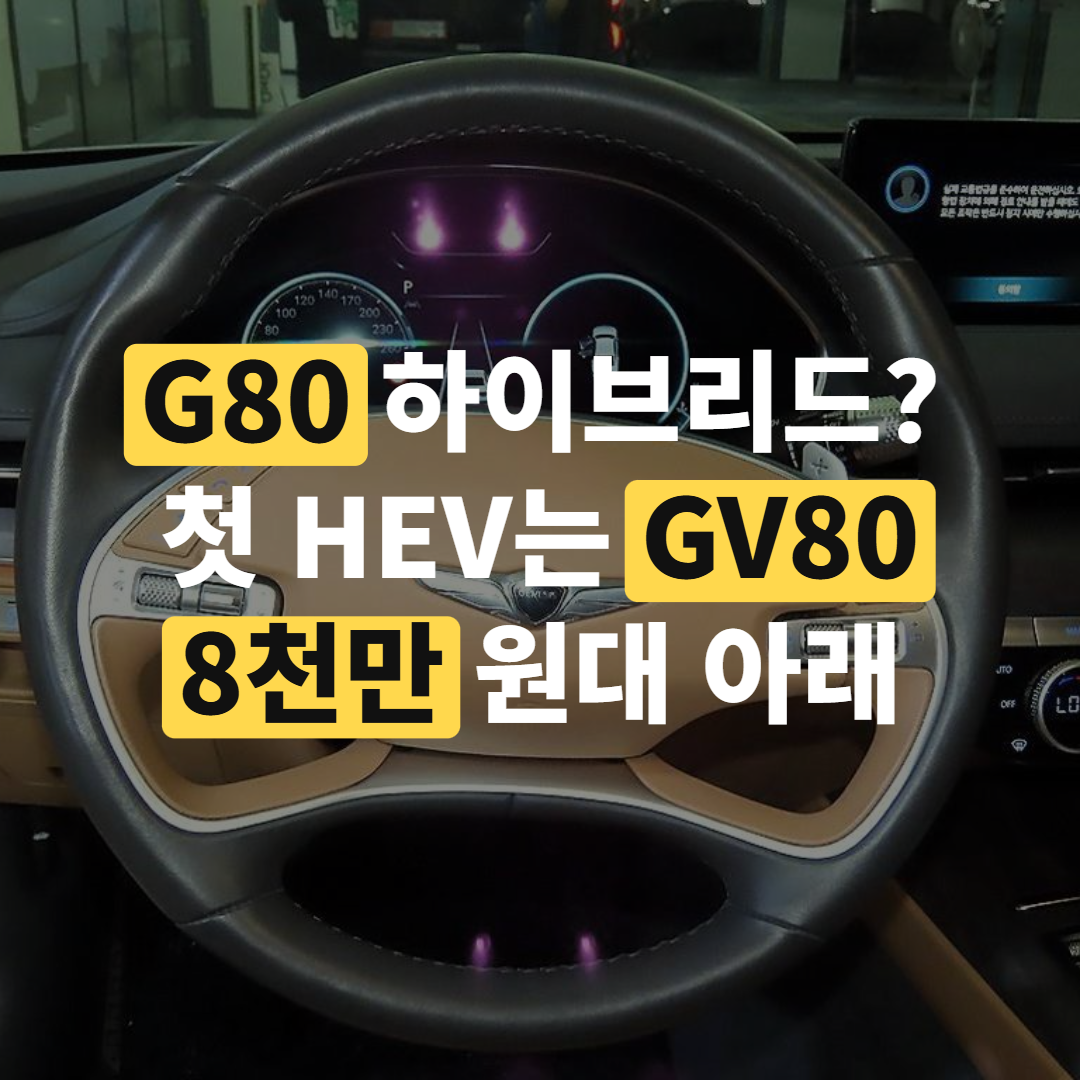 제네시스 G80 세단 측면 전체 외관