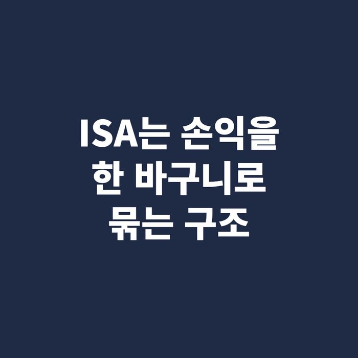 여러 금융상품 이름이 나란히 적힌 ISA 계좌 잔고 화면 클로즈업